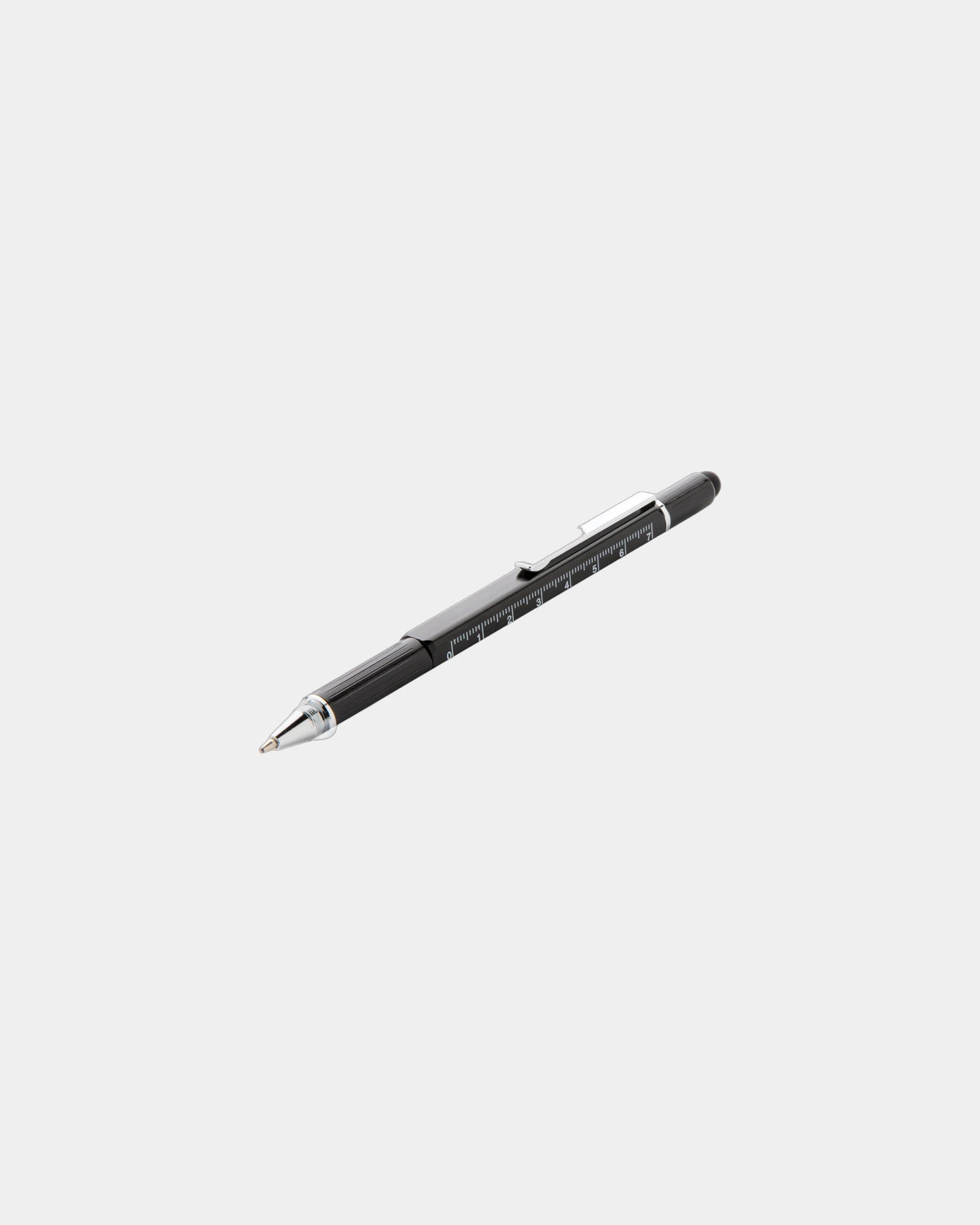 Penna multifunzione 5 in 1 alluminio da personalizzare - Nero