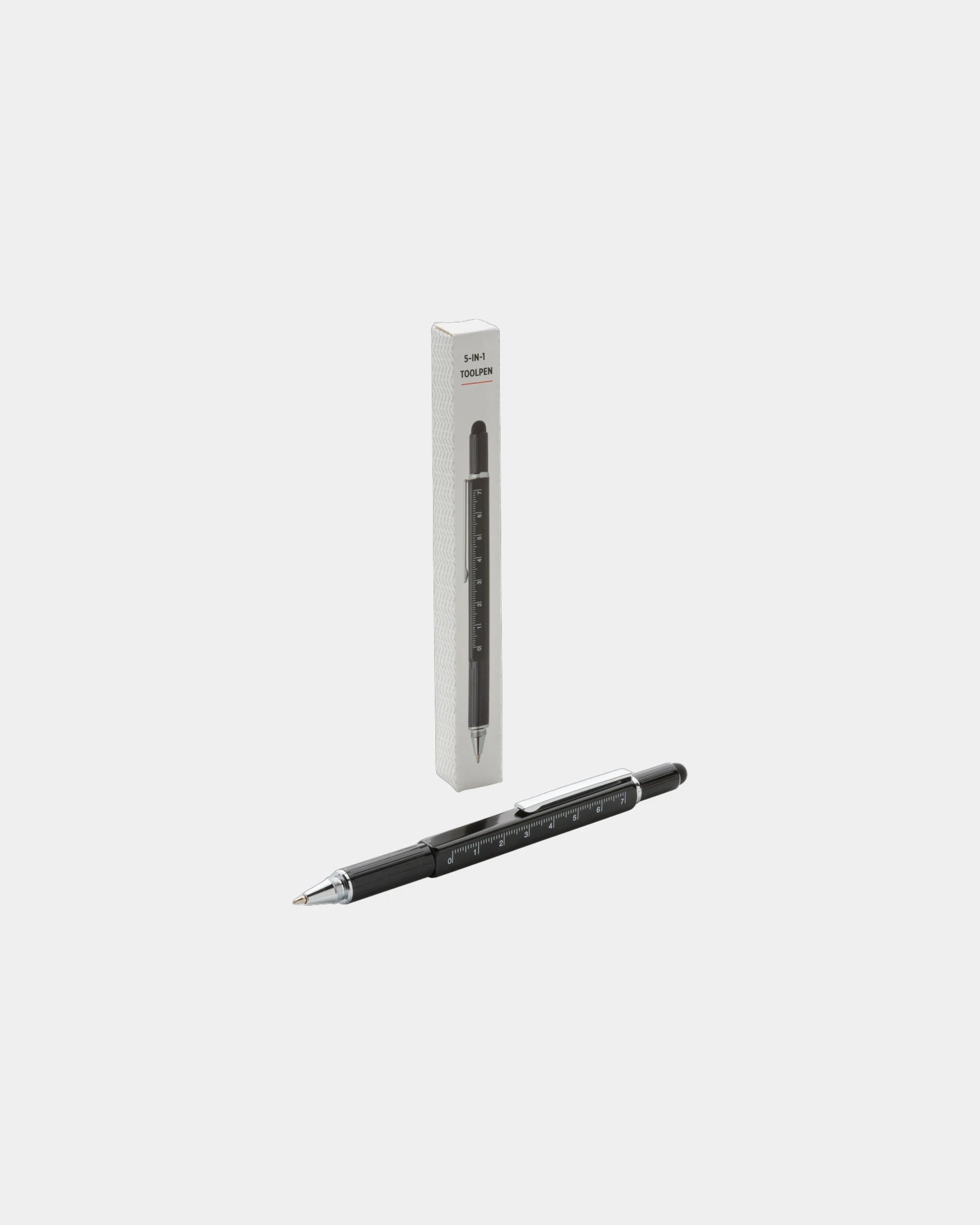 Penna multifunzione 5 in 1 alluminio da personalizzare - 2