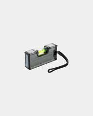Righello tascabile alluminio con livella da personalizzare - Grigio