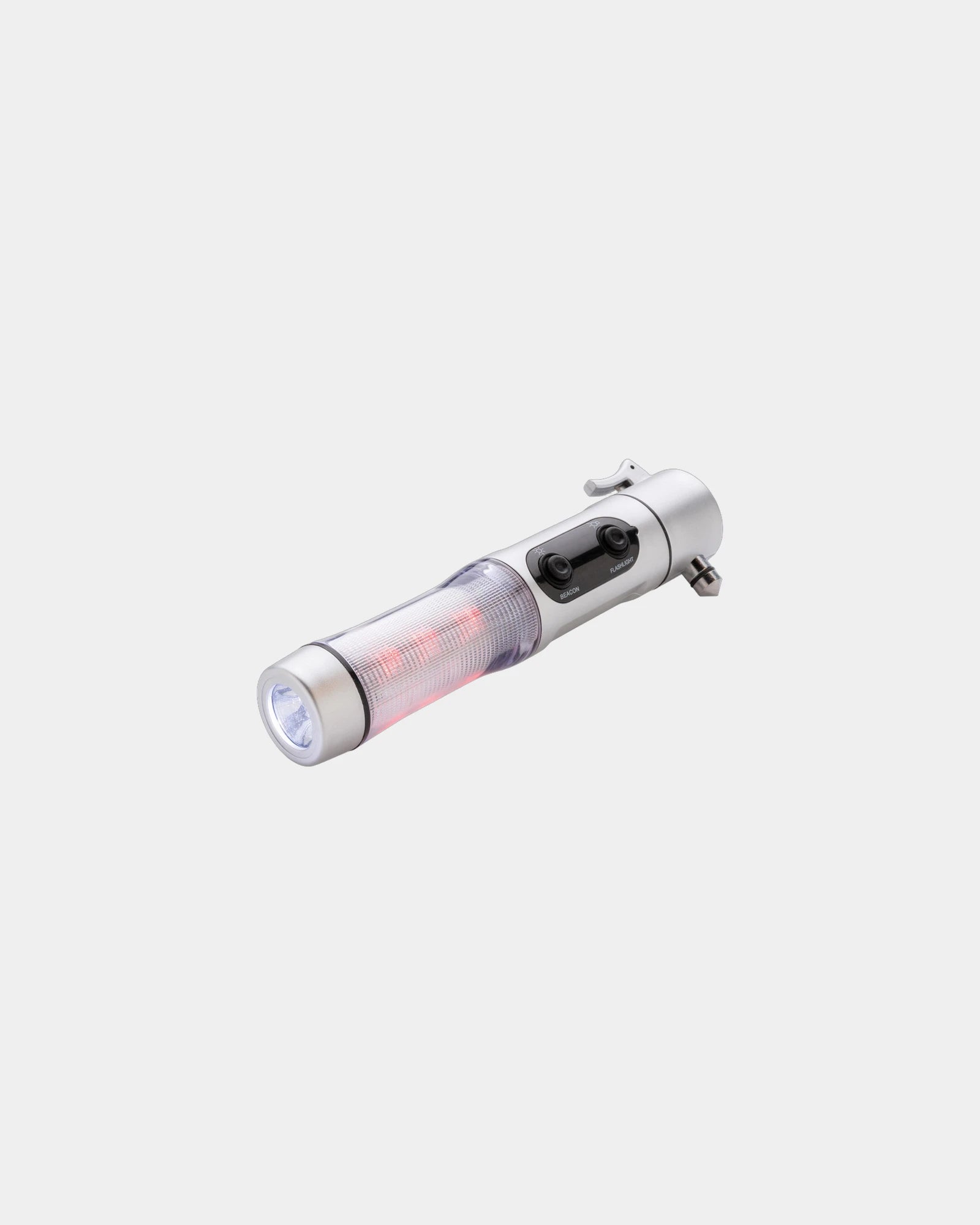 Torcia di emergenza ABS base magnetica personalizzata da personalizzare - Argento