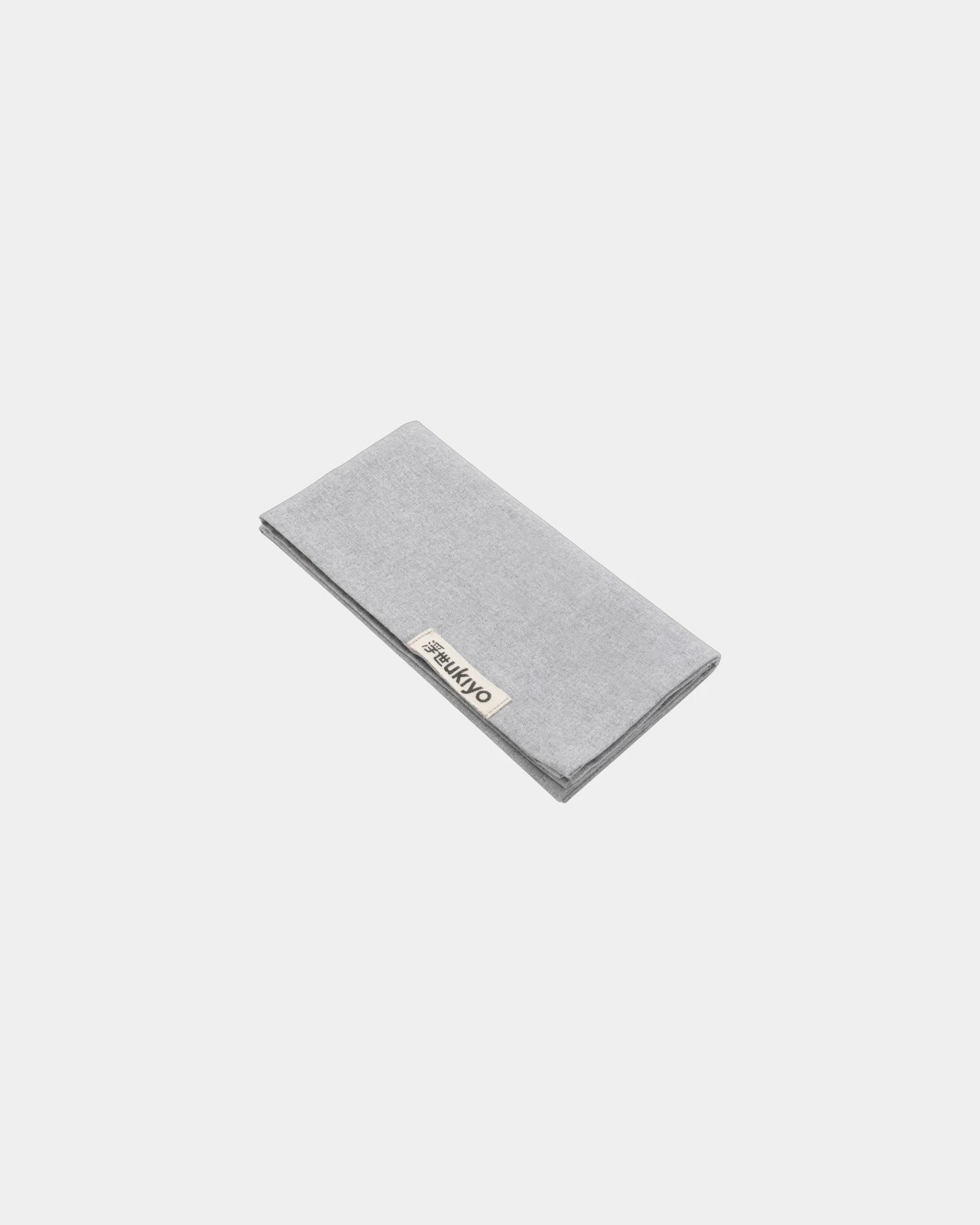 Set 4 tovaglioli cotone riciclato 45x45 da personalizzare - Grigio