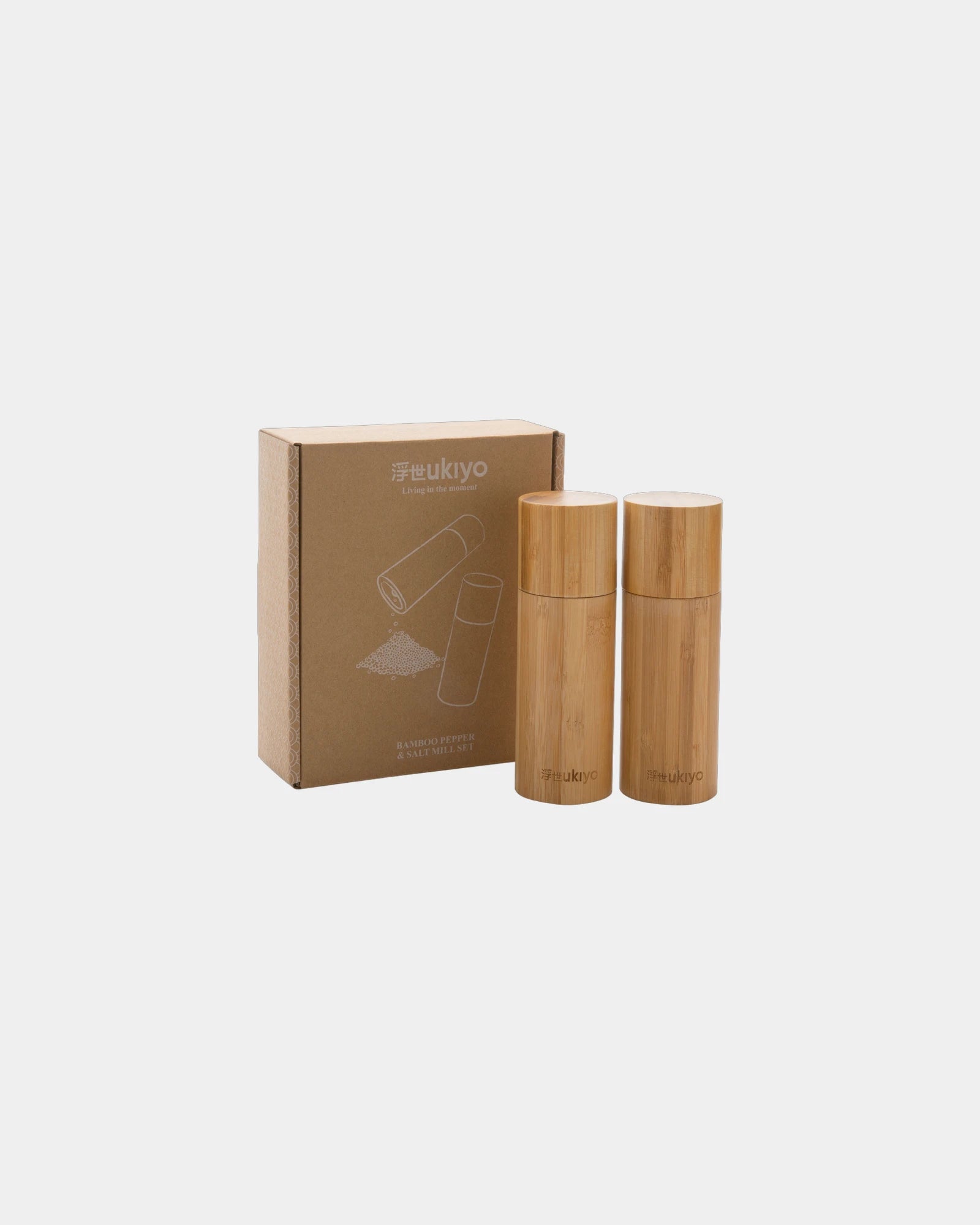 Set sale e pepe bambù macinini 110ml da personalizzare - 1