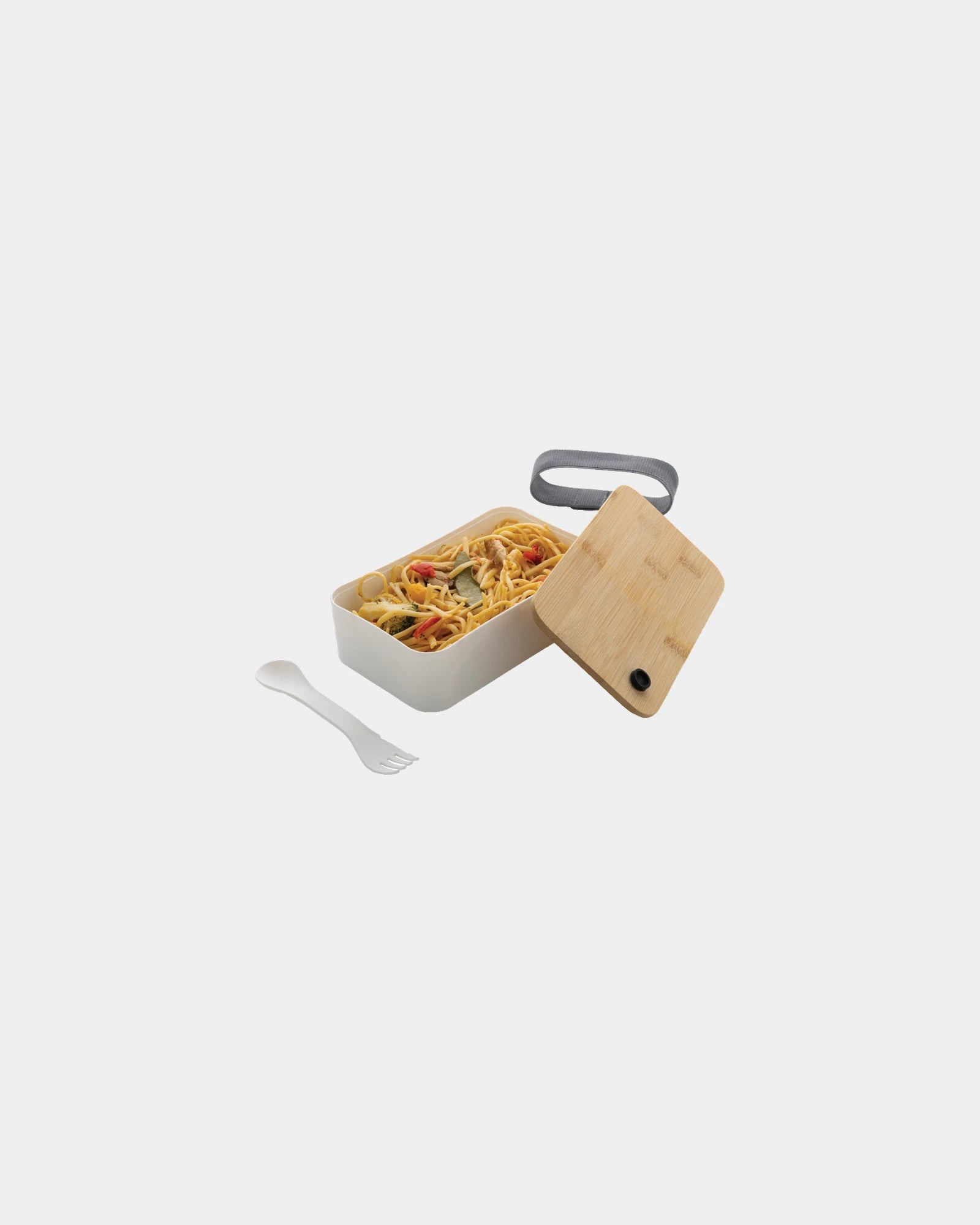 Lunchbox RPP riciclato coperchio bambù da personalizzare