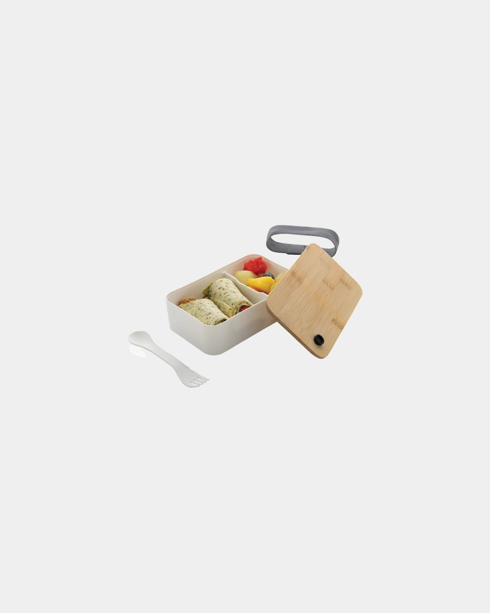 Lunchbox RPP riciclato coperchio bambù da personalizzare