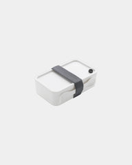 Lunch box PP 0,8L con posata inclusa da personalizzare - Bianco