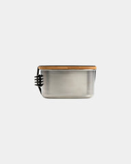 Lunch box acciaio inox coperchio bambù da personalizzare - 6