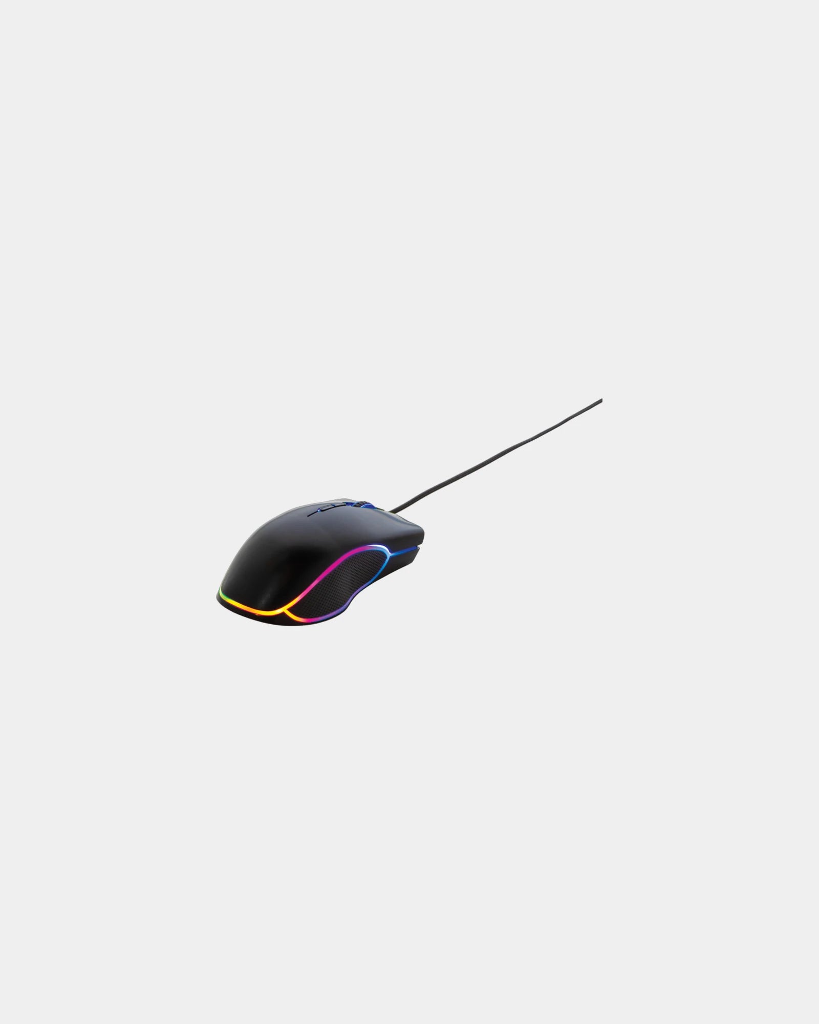 Mouse gaming RGB 7200 DPI cavo 160 cm da personalizzare - Nero