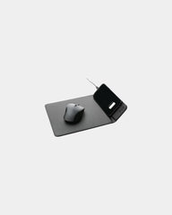 Tappetino mouse PU riciclato caricatore 10W da personalizzare