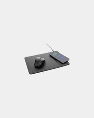 Tappetino mouse PU riciclato caricatore 10W da personalizzare