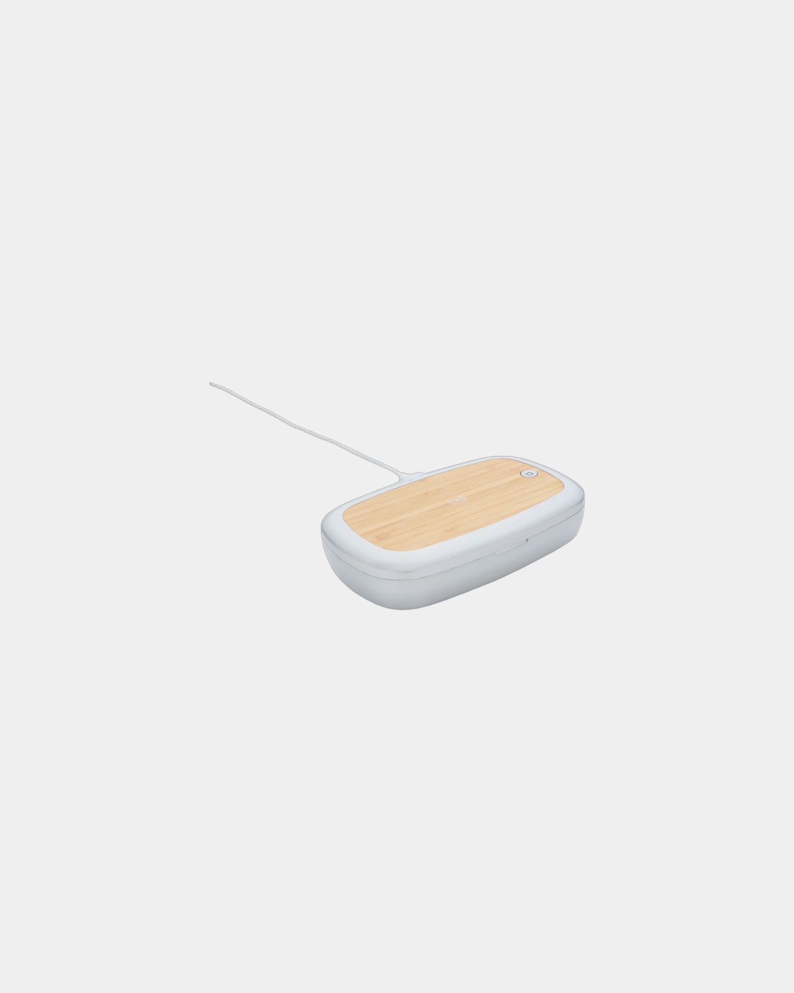 Sterilizzatore UV-C con caricatore wireless 5W da personalizzare - Grigio