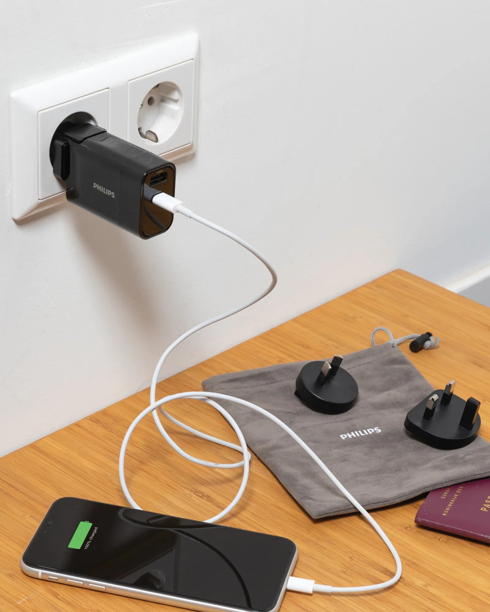 Caricatore da viaggio 30W Philips da personalizzare - 1