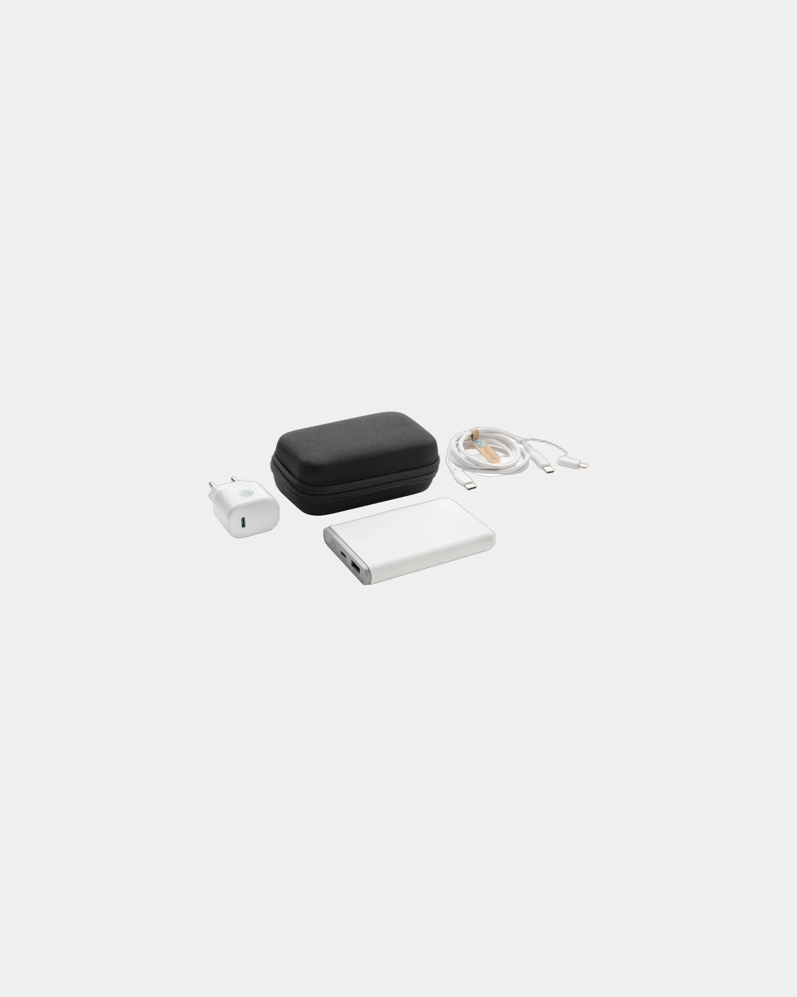 Set caricatore e cavo riciclato RCS 20W da personalizzare - Nero