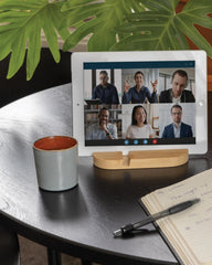 Supporto bambù per tablet e telefono da personalizzare - 4