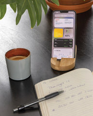 Supporto bambù per tablet e telefono da personalizzare - 5