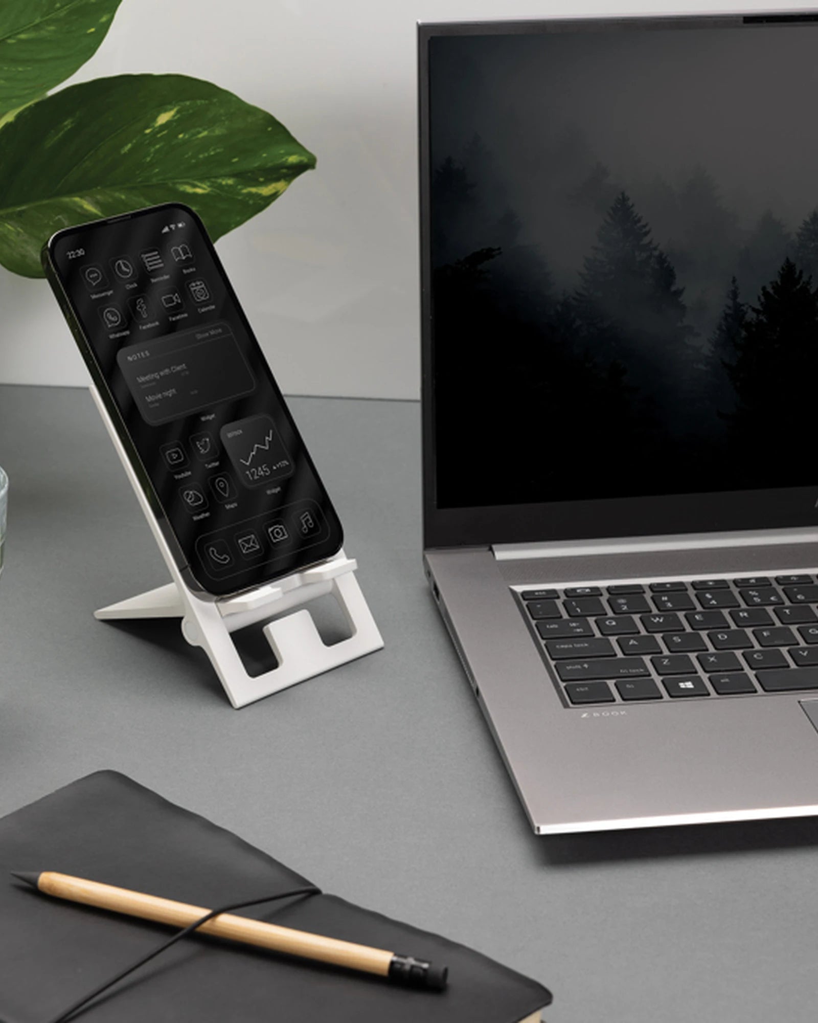 Supporto telefono pieghevole RCS riciclato da personalizzare - 13