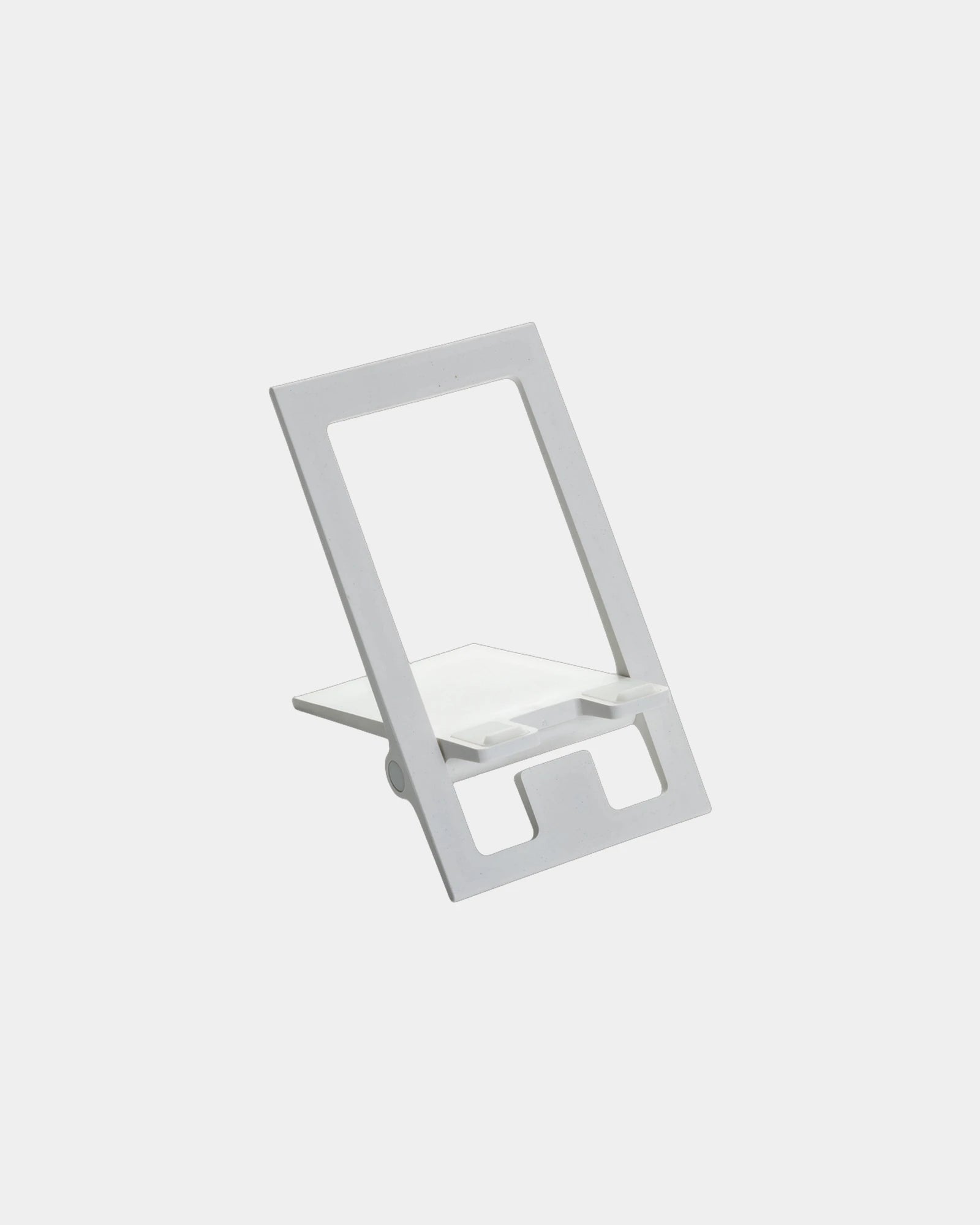 Supporto telefono pieghevole RCS riciclato da personalizzare - Bianco