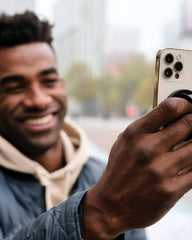 Porta cellulare magnetico riciclato Terra personalizzato da personalizzare - 6