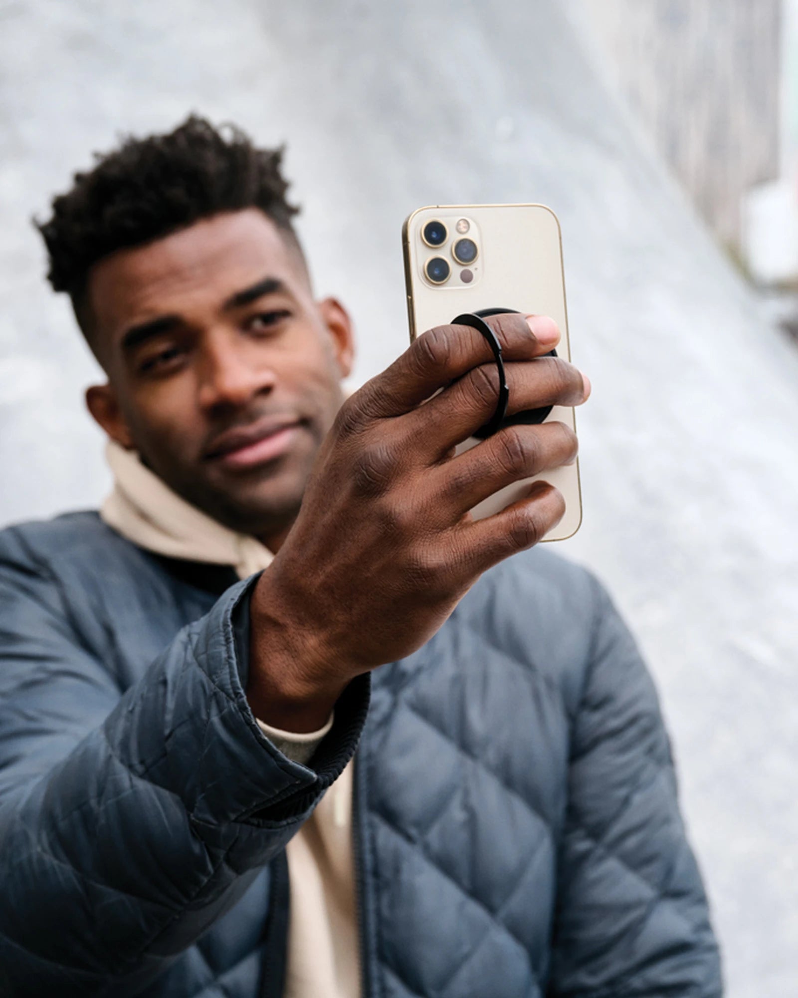 Porta cellulare magnetico riciclato Terra personalizzato da personalizzare - 7