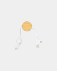 Cavo 6-in-1 riciclato RCS retrattile da personalizzare - 2