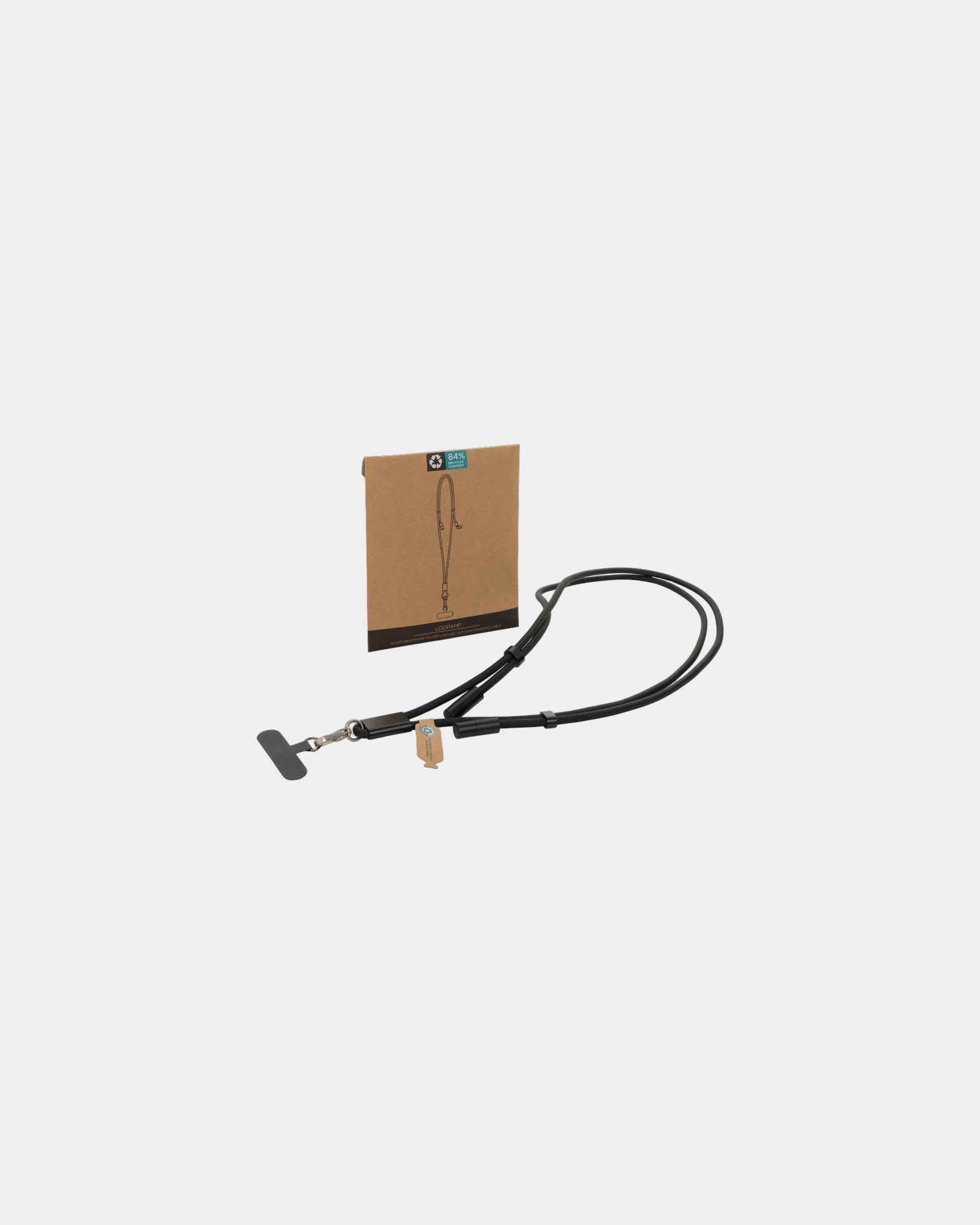 Cavo tracolla RPET 60W 160cm da personalizzare - 1