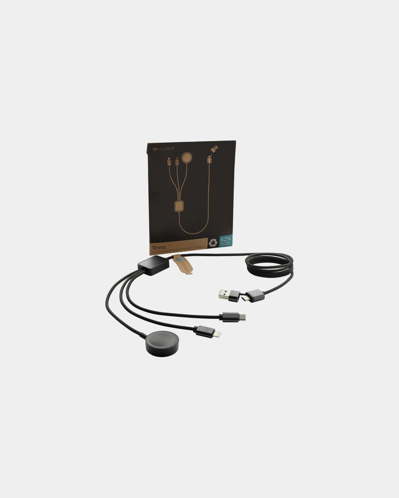 Multi-cavo 6-in-1 riciclato da personalizzare - 1