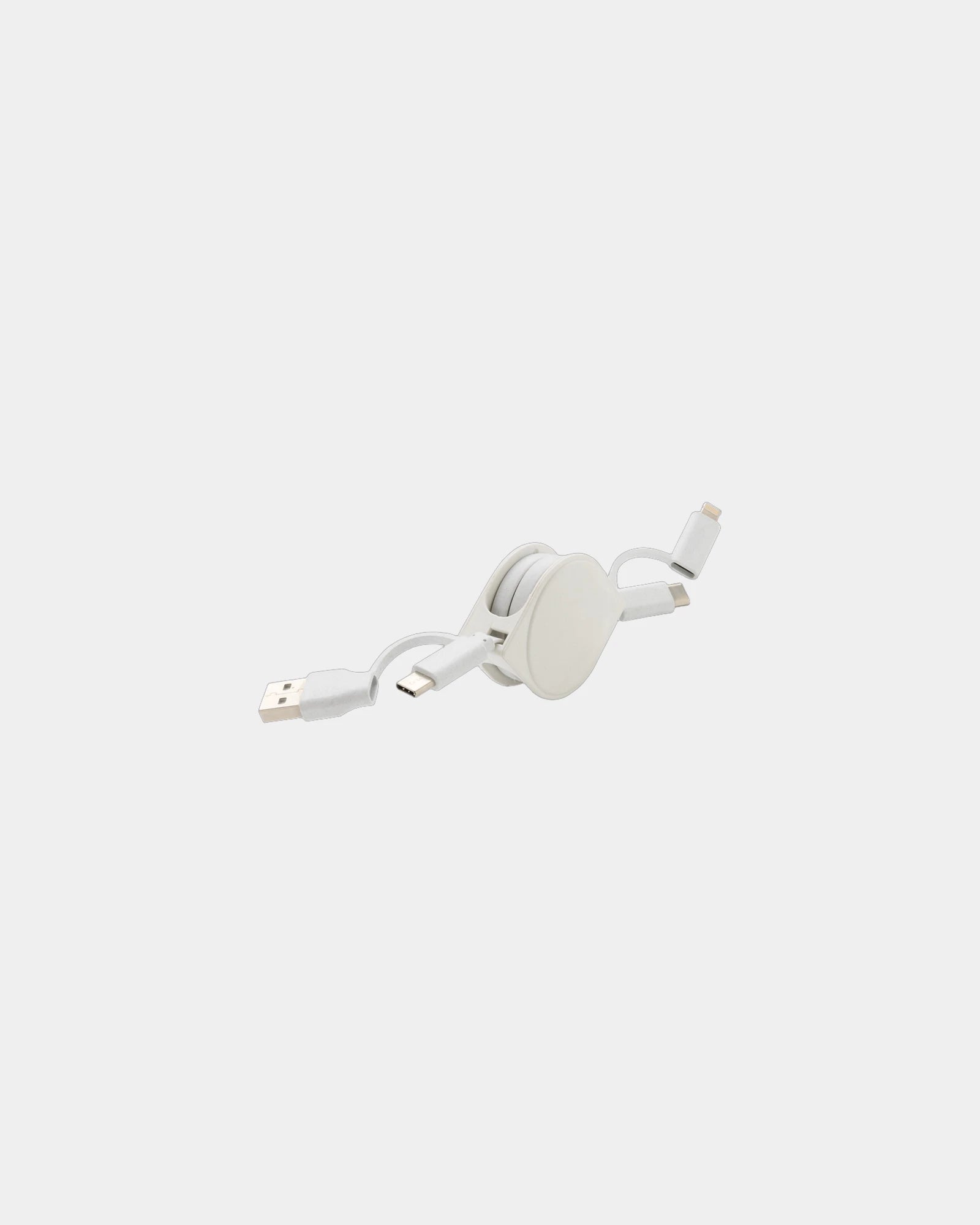 Cavo 4 in 1 riciclato RCS 60W da personalizzare - Bianco