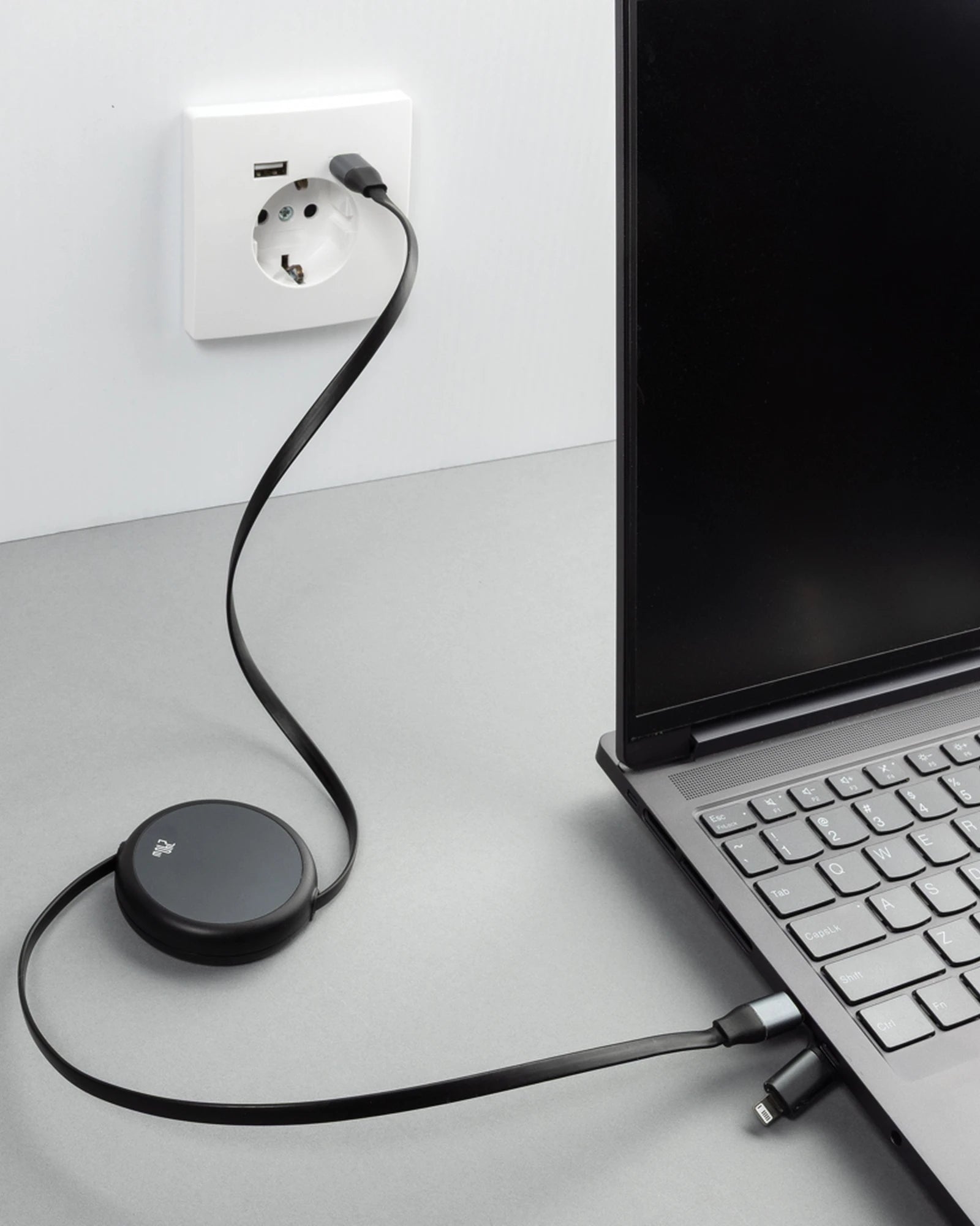 Cavo retrattile riciclato RCS 240W 2-in-1 da personalizzare - 8