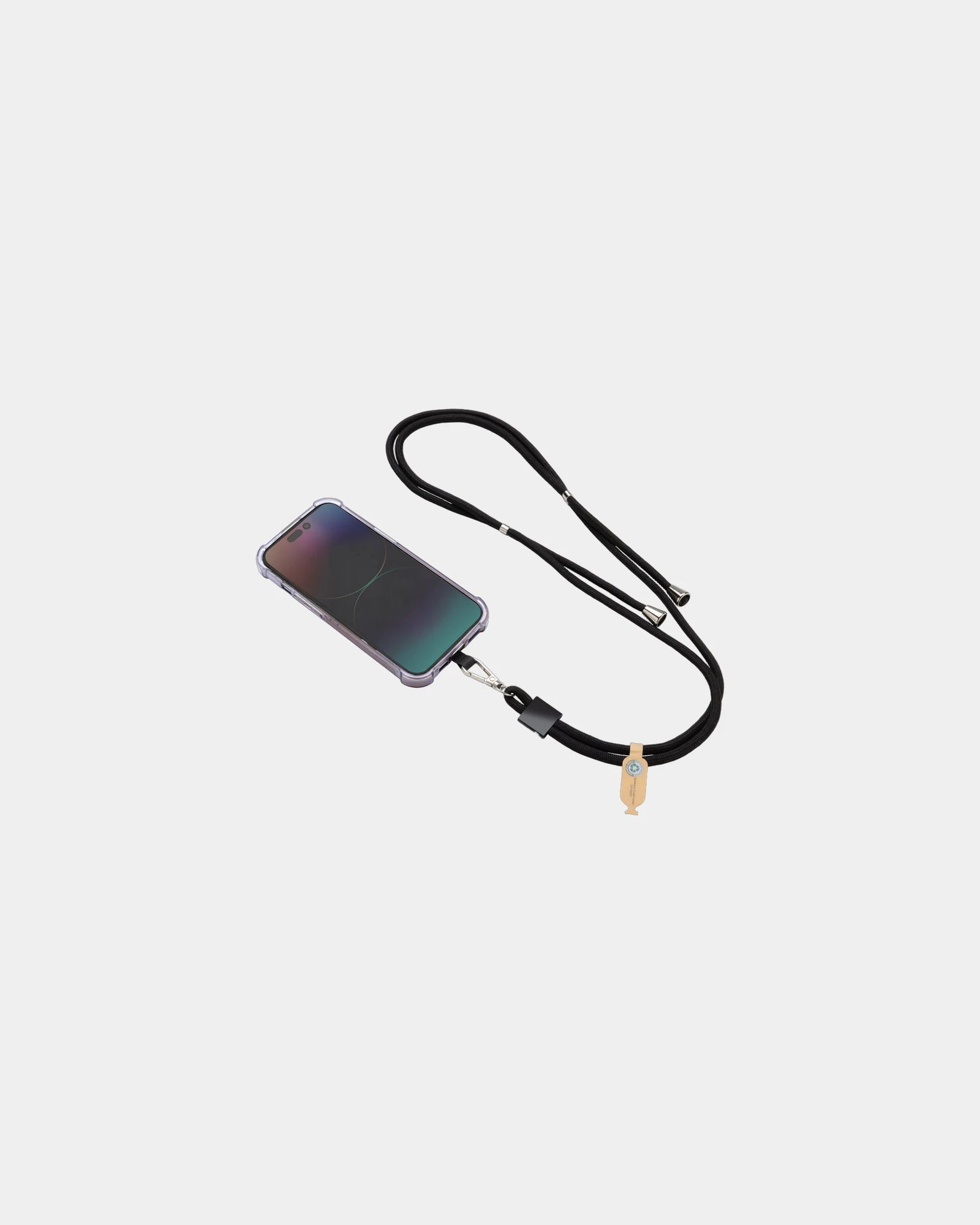 Laccio porta cellulare regolabile RPET da personalizzare - 3
