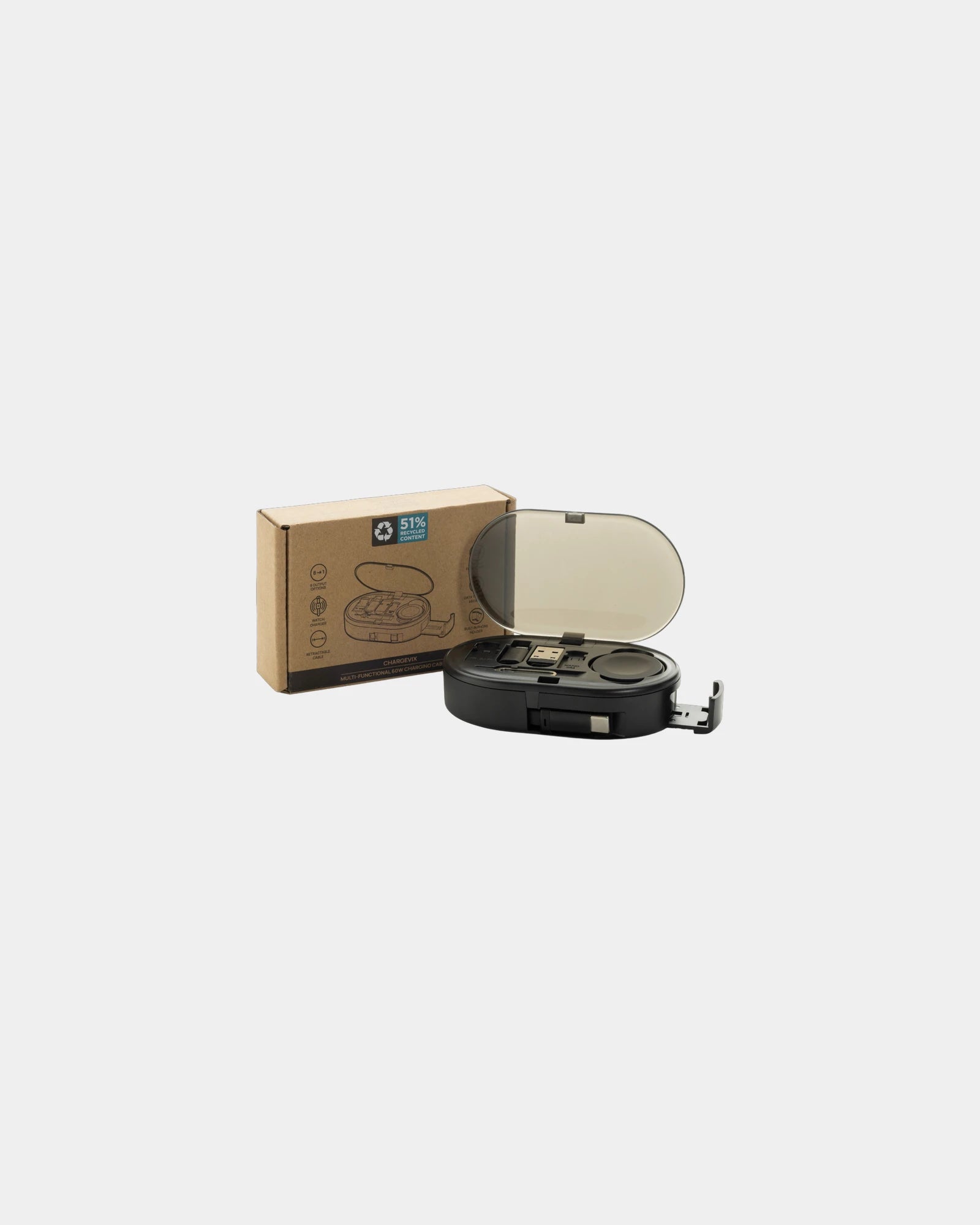 Kit di ricarica 60W plastica riciclata RCS da personalizzare - 1