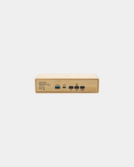 Sveglia bambù con caricatore wireless 5W da personalizzare - 3