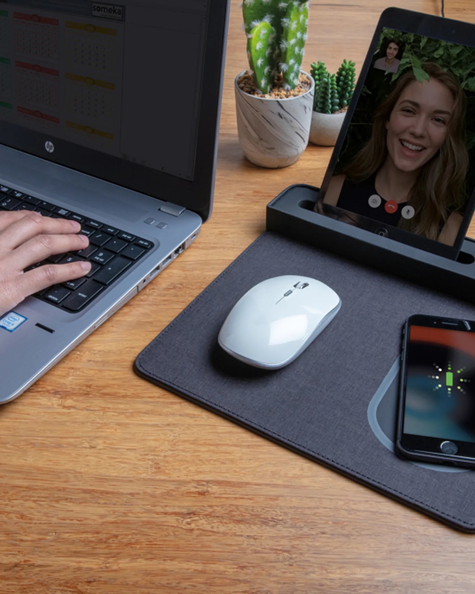 Tappetino mouse caricatore wireless 5W da personalizzare - 8