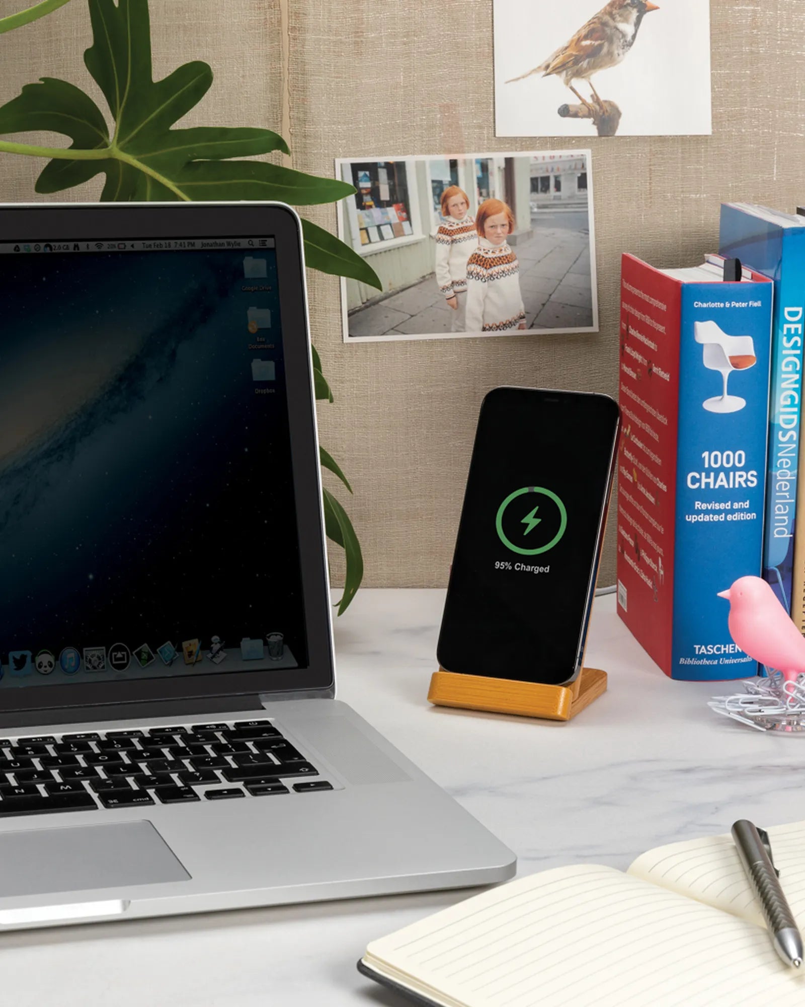 Caricatore wireless bambù FSC 5W da personalizzare - 4