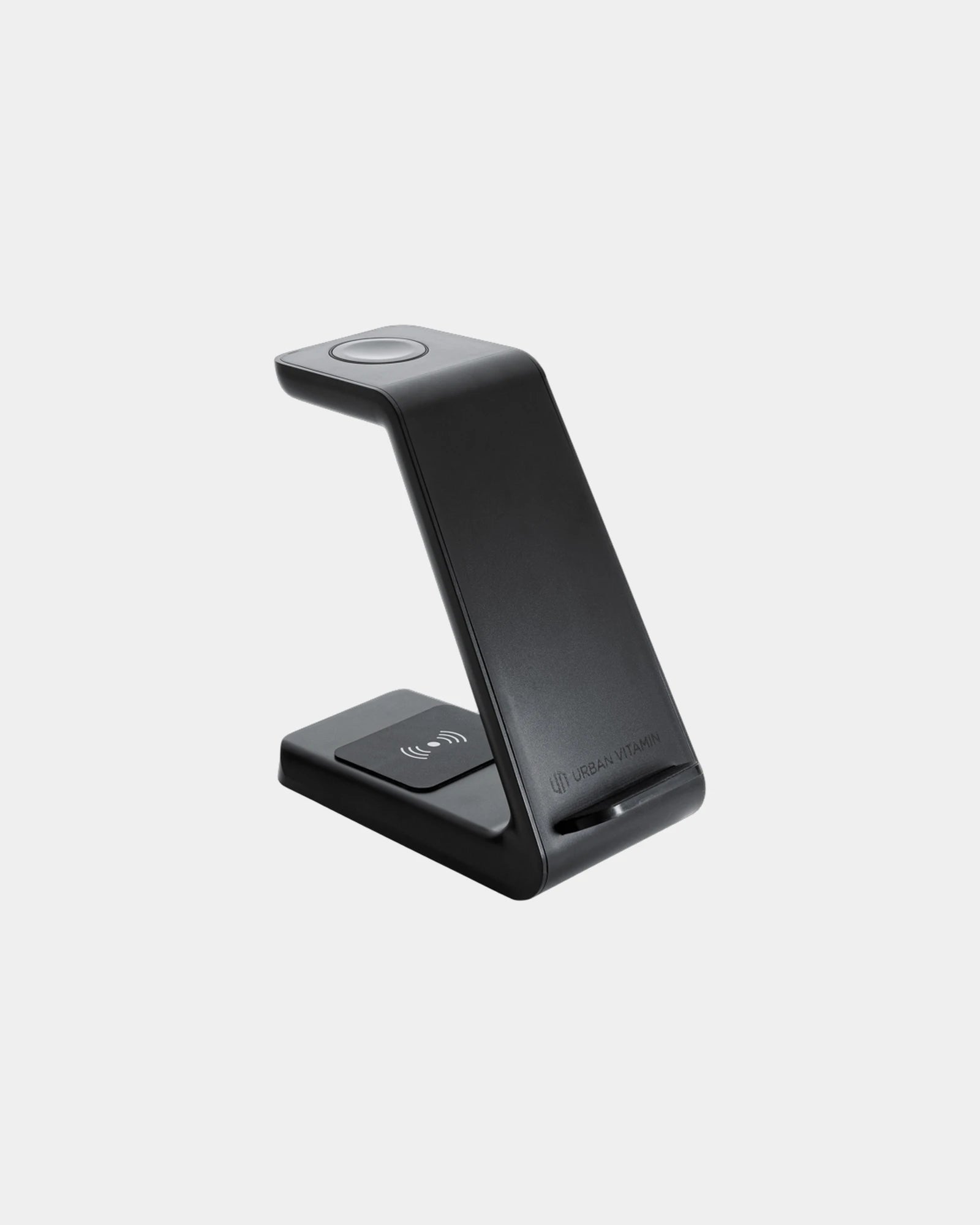 Caricatore wireless riciclato Fairfield da personalizzare - Nero