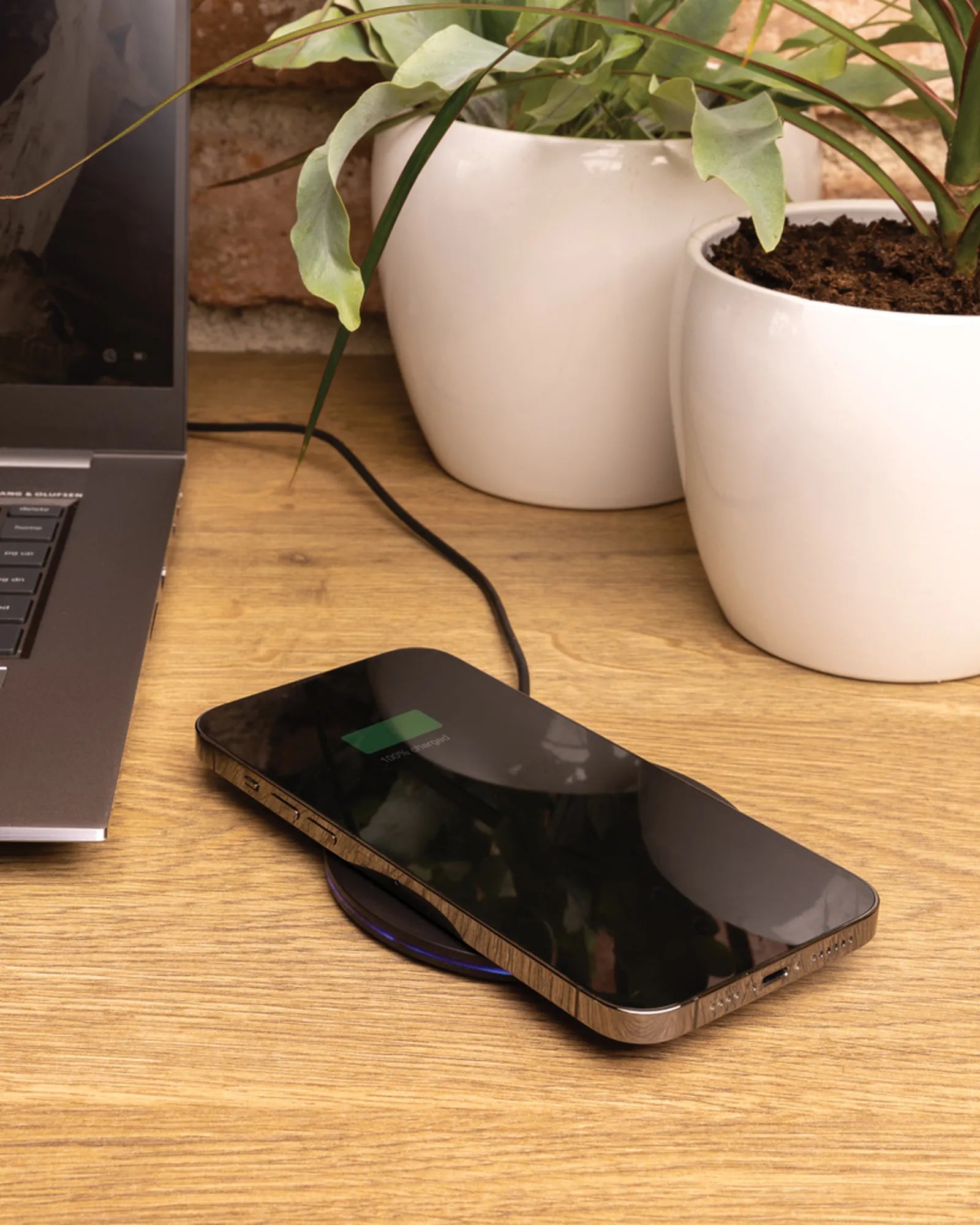 Caricatore wireless riciclato RCS 15W da personalizzare - 2