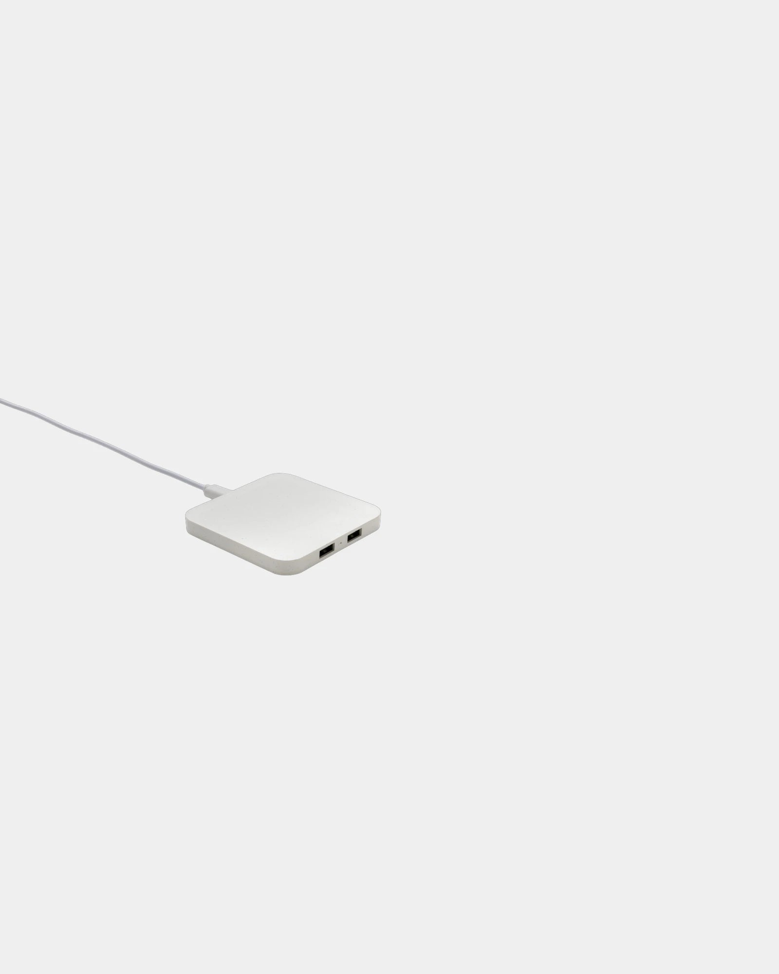 Caricatore wireless riciclato RCS 10W da personalizzare - Bianco