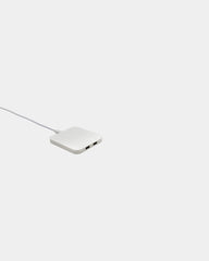 Caricatore wireless riciclato RCS 10W da personalizzare - Bianco