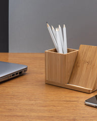Caricatore wireless bambù FSC Calgary da personalizzare - 4