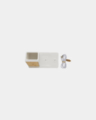Caricatore wireless 15W bambù riciclato da personalizzare - 5