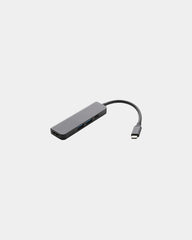 Hub HDMI alluminio riciclato RCS da personalizzare - Grigio