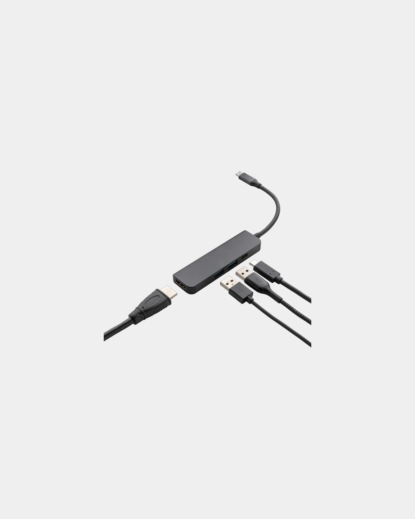 Hub HDMI alluminio riciclato RCS da personalizzare - 1