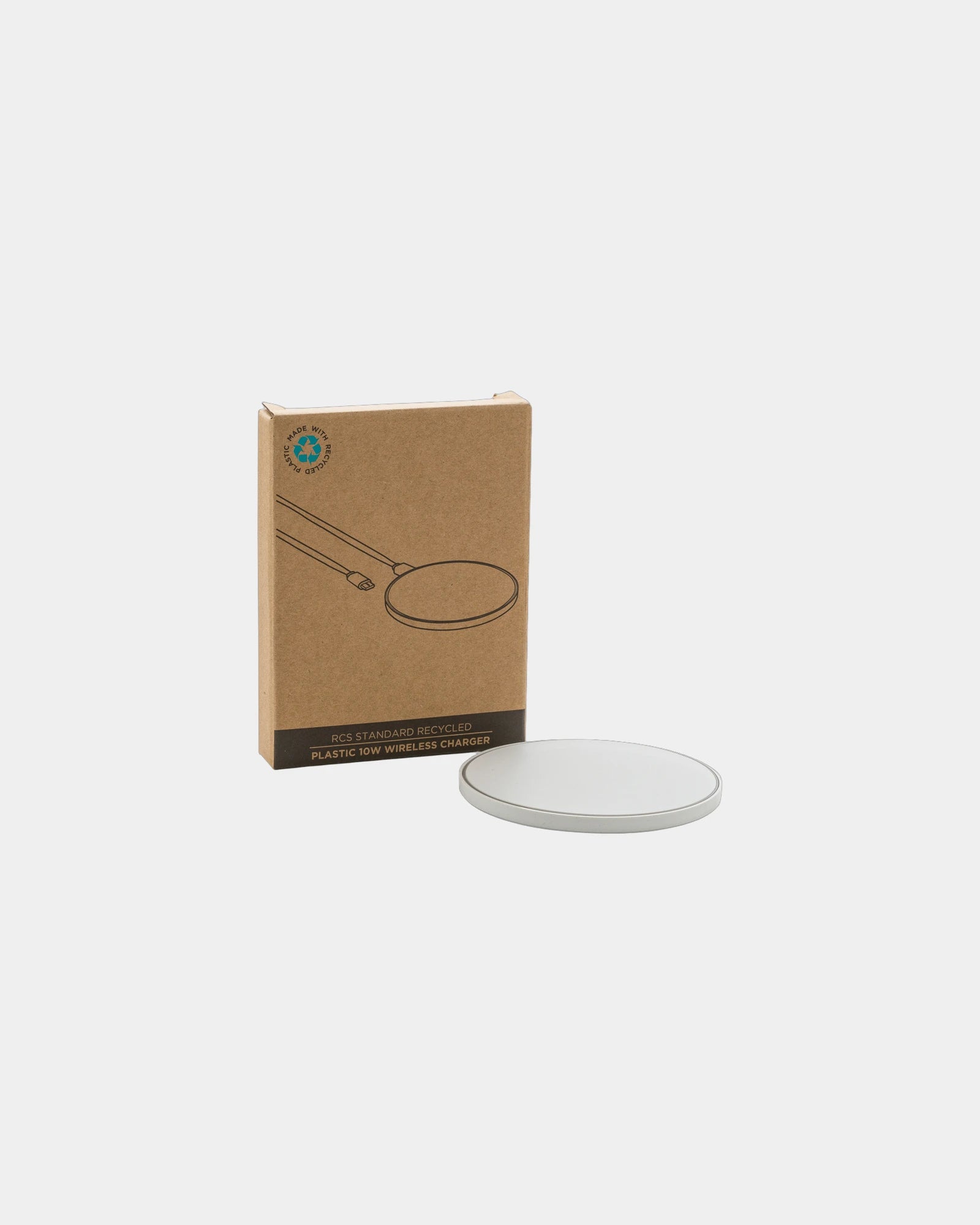 Caricatore wireless plastica riciclata 10W da personalizzare - 7