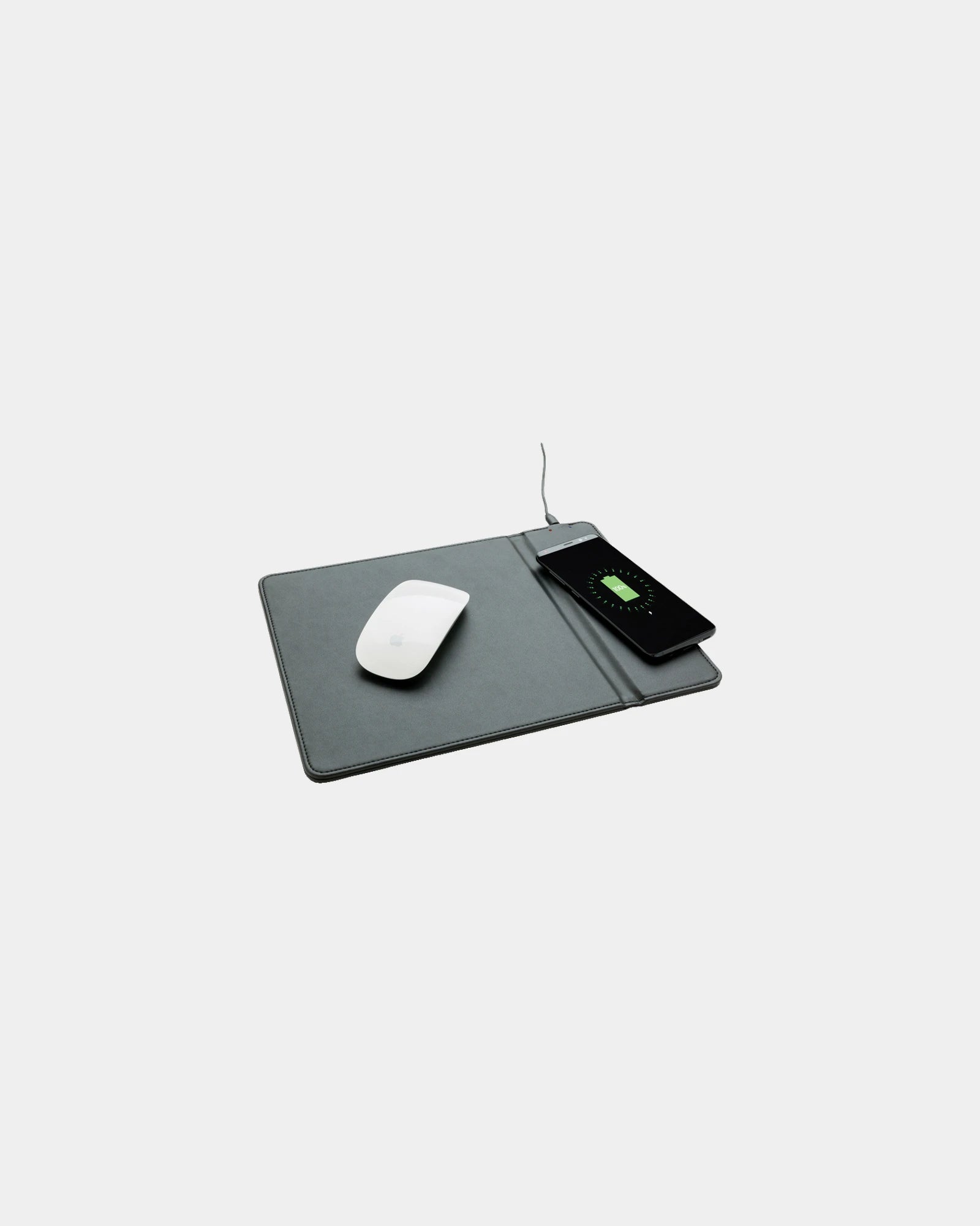 Tappetino mouse ricarica wireless 5W da personalizzare - Nero