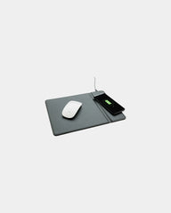 Tappetino mouse ricarica wireless 5W da personalizzare - Nero