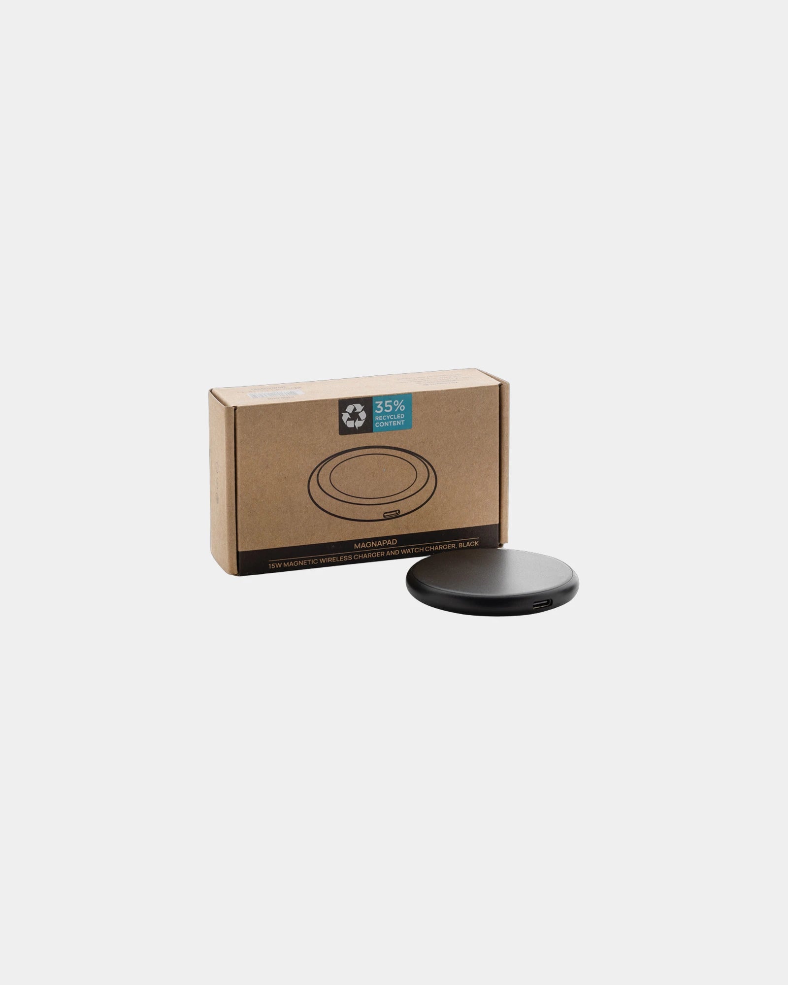 Caricatore wireless 15W riciclato Magnapad da personalizzare - 2