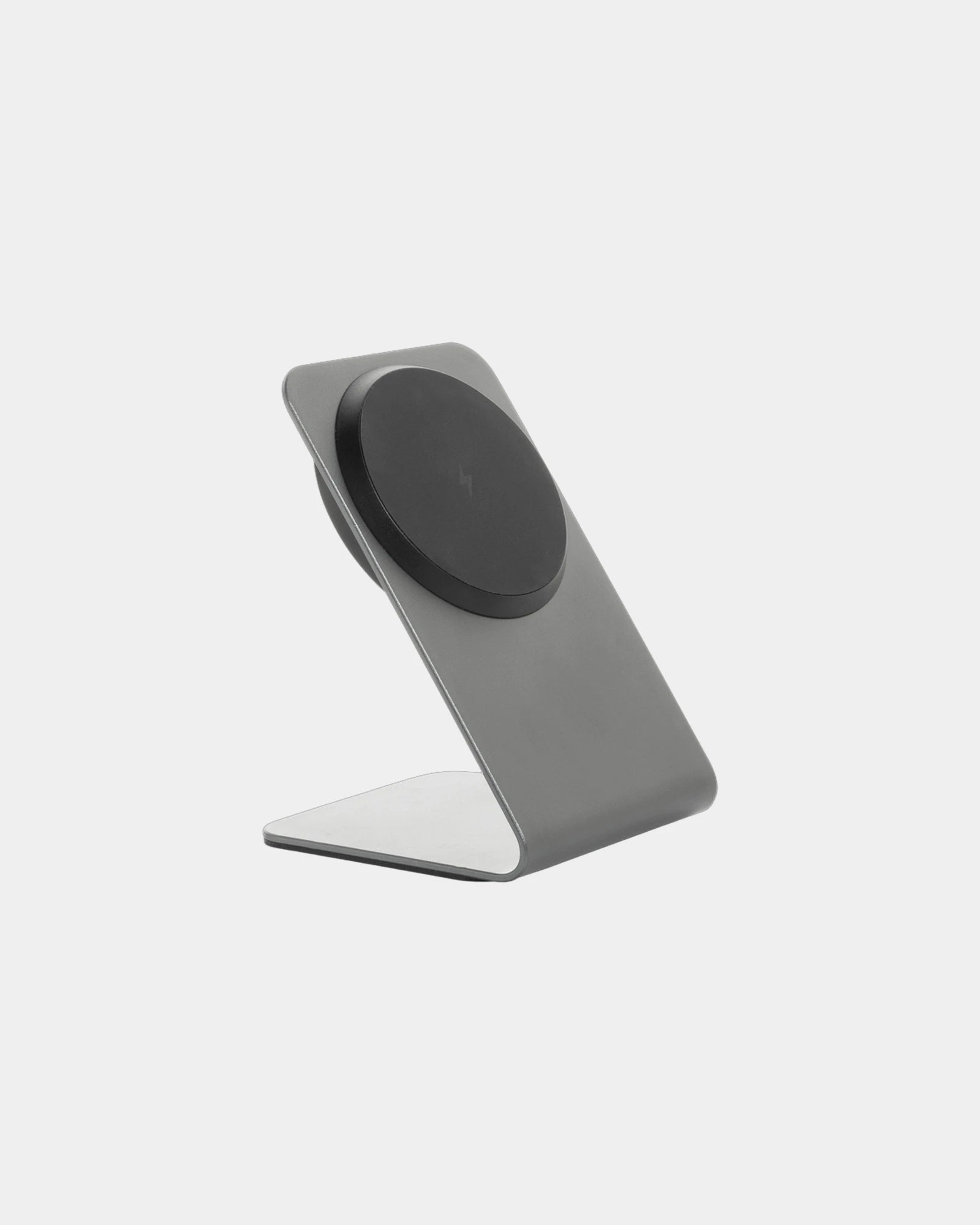 Caricatore magnetico alluminio riciclato 15W da personalizzare - Grigio