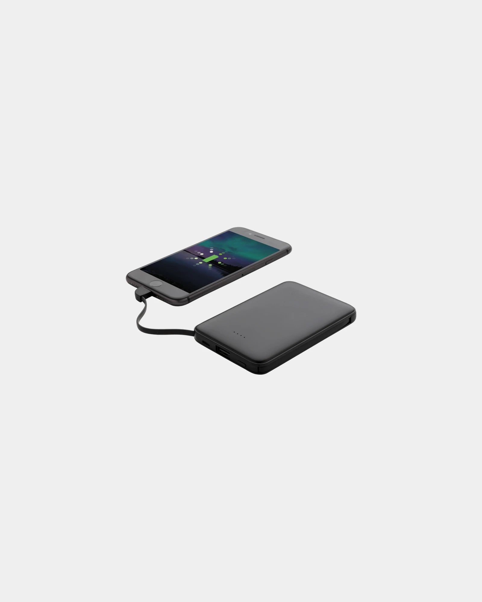 Power bank 5000 mAh con cavi integrati da personalizzare - 1
