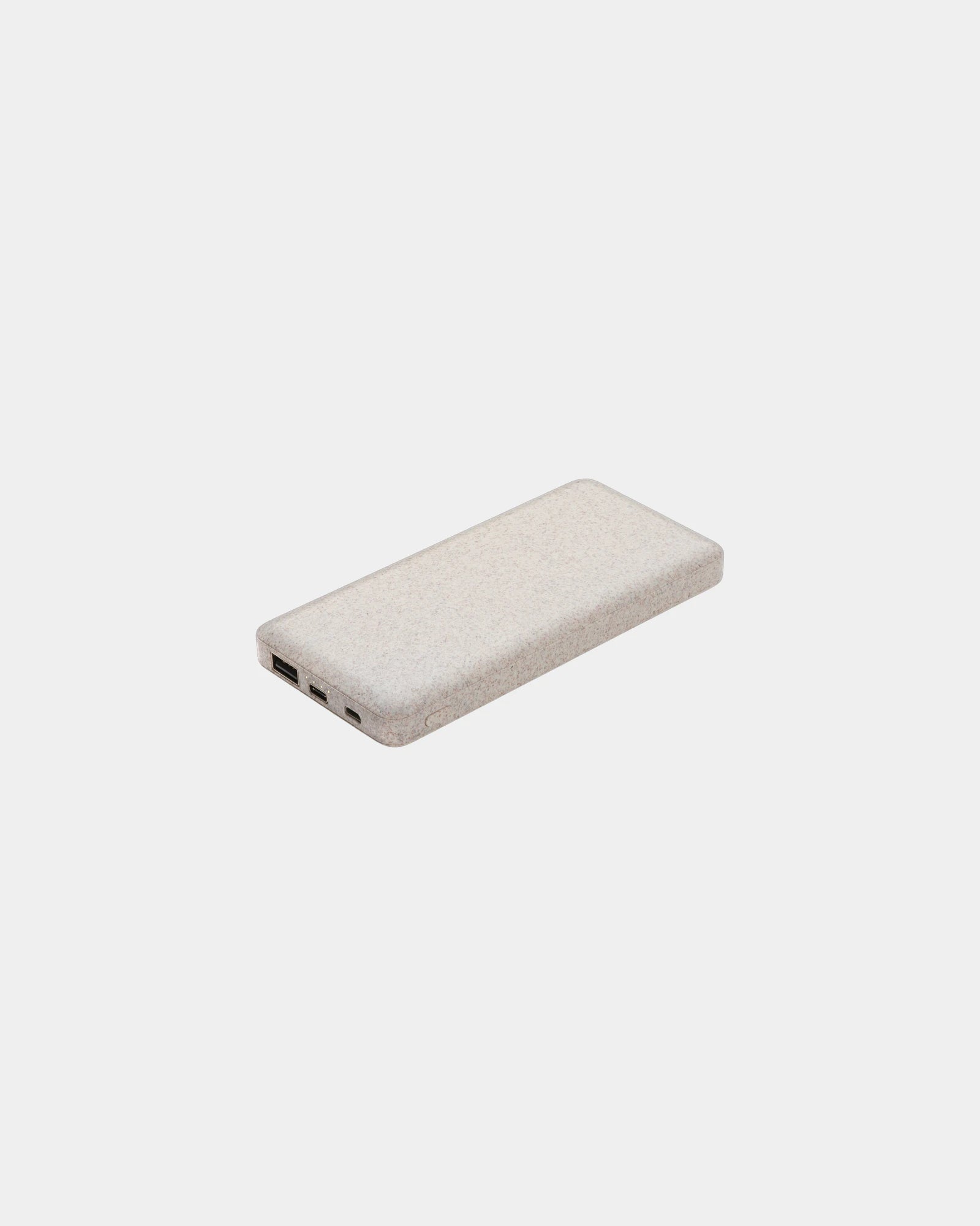 Power bank fibra di paglia 10.000 mAh personalizzato da personalizzare - Kaki