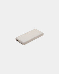Power bank fibra di paglia 10.000 mAh personalizzato da personalizzare - Kaki