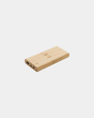 Power bank bambù FSC 8000 mAh wireless da personalizzare - Marrone
