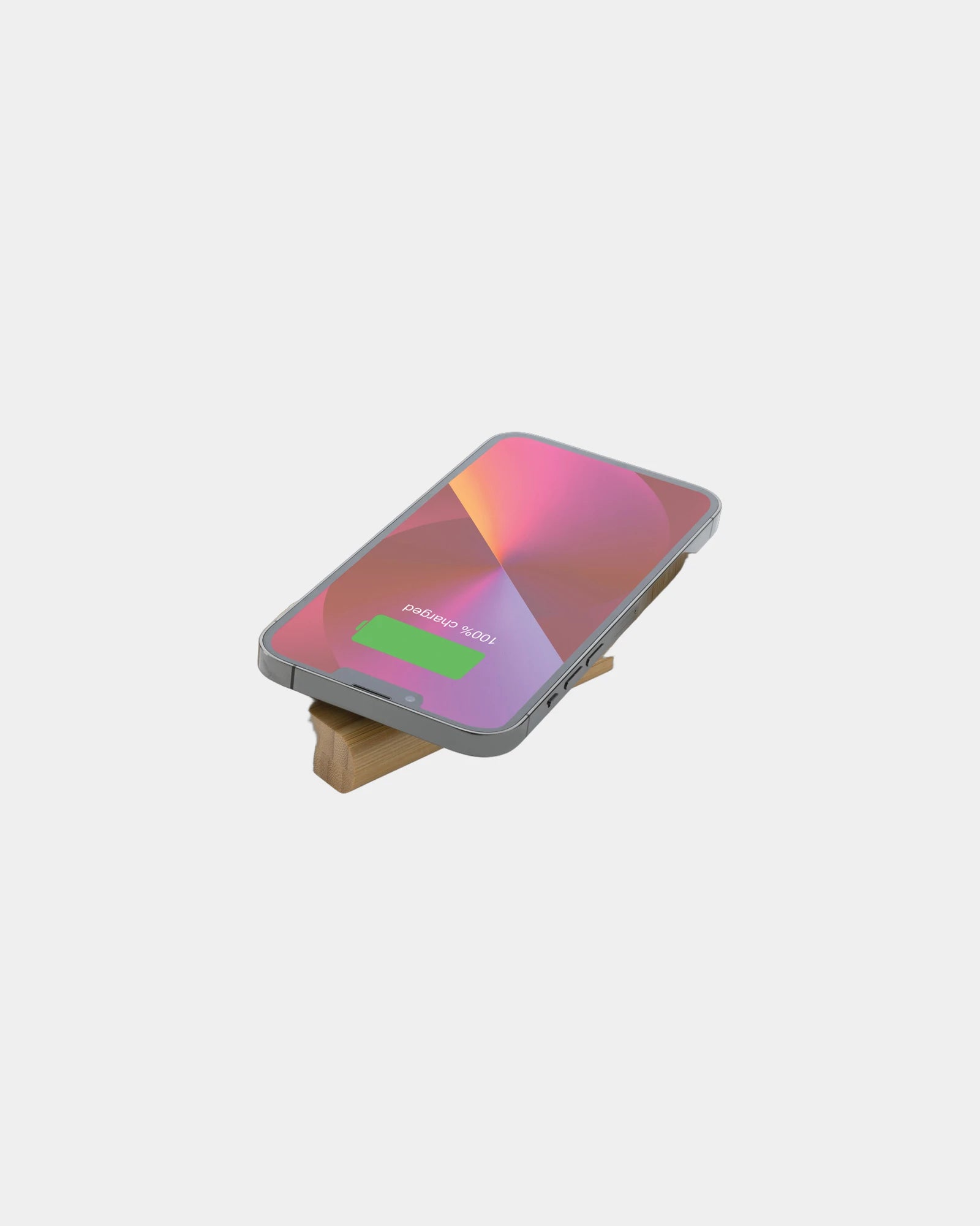 Power bank bambù FSC 8000 mAh wireless da personalizzare - 1